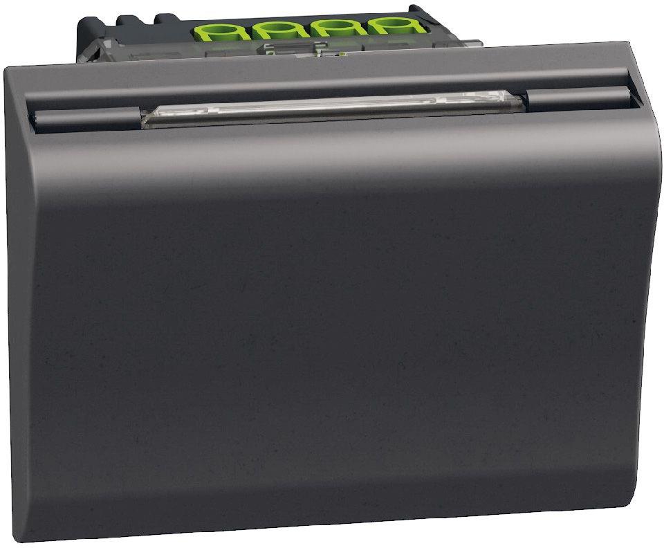 Енергоспестител с RFID четец за карти 2 мод. цвят Графит Light Now Bticino
