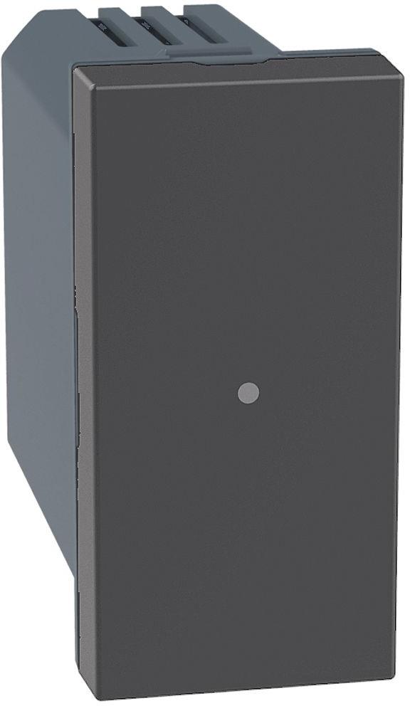 Модул за товари до 16А ЖИЧЕН изисква неутрала 1 мод. Smart с Netatmo цвят Графит Light Now Bticino