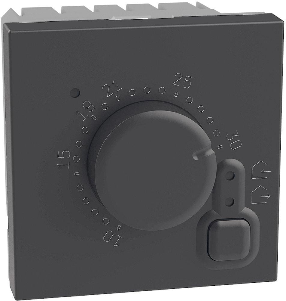 Термостат 230V 2А 1NO 2 мод. цвят Графит Light Now Bticino