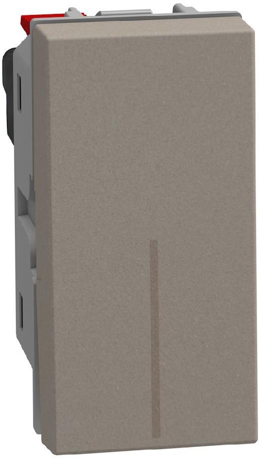 Еднополюсен ключ 1 мод. цвят Камък Light Now Bticino