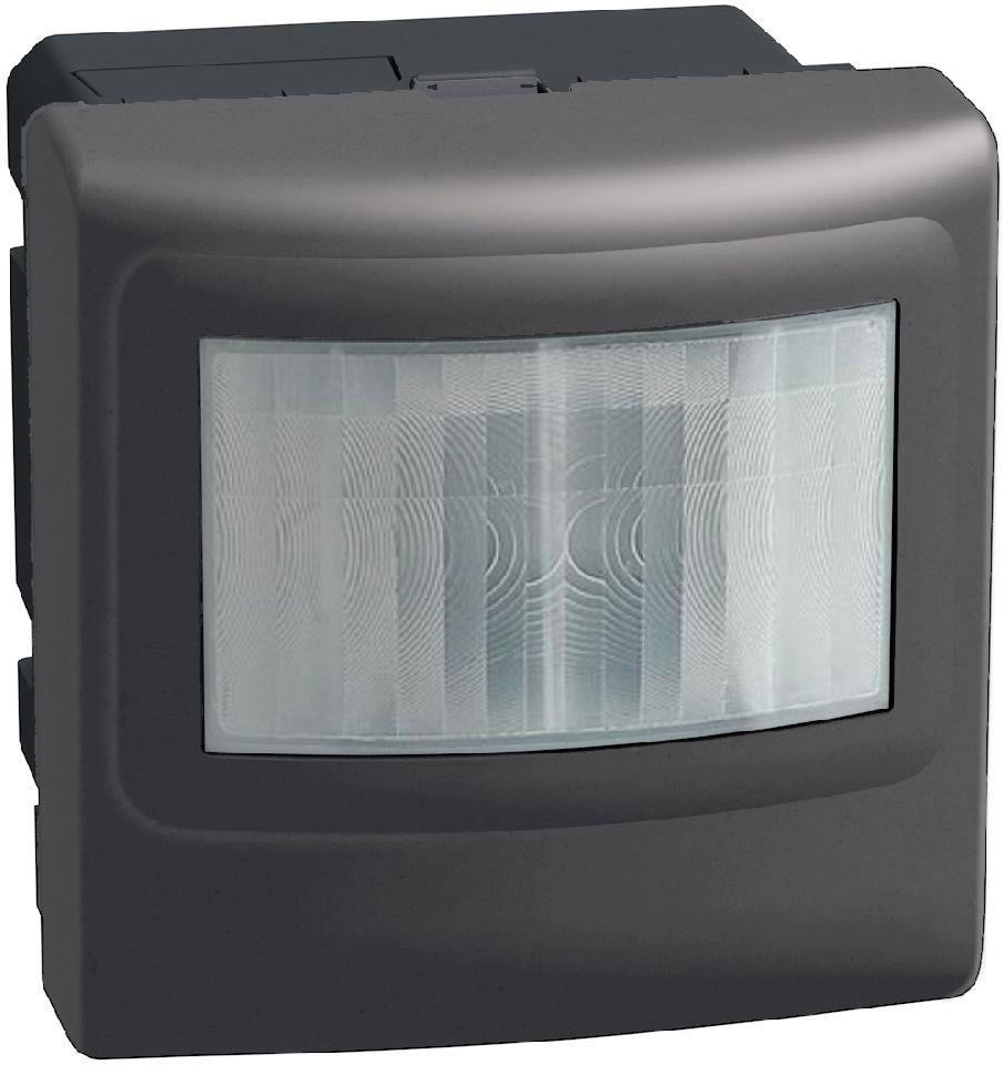 Датчик за движение PIR, 170°, обхват 8m @ h=1.2 мод., LED ≤ 500W, изисква неутрала 2 мод. цвят Графит Light Now Bticino