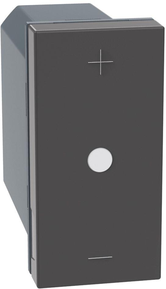 Димер бутонен LED=3-150W изисква неутрала 1 мод. цвят Графит Light Now Bticino