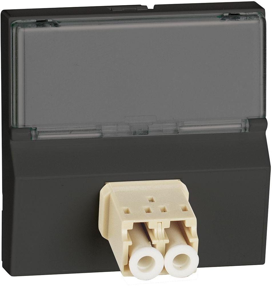 Розетка оптична 1xLCD 2 мод. цвят Графит Light Now Bticino