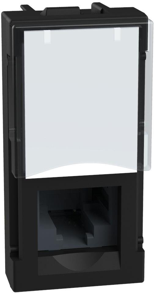 Розетка RJ45 cat.6A STP 1 мод. цвят Графит Light Now Bticino