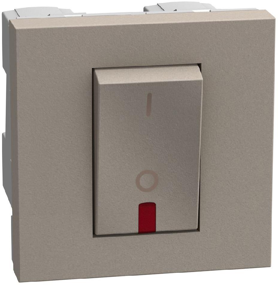 Двуполюсен ключ 32А 2 мод. цвят Камък Light Now Bticino