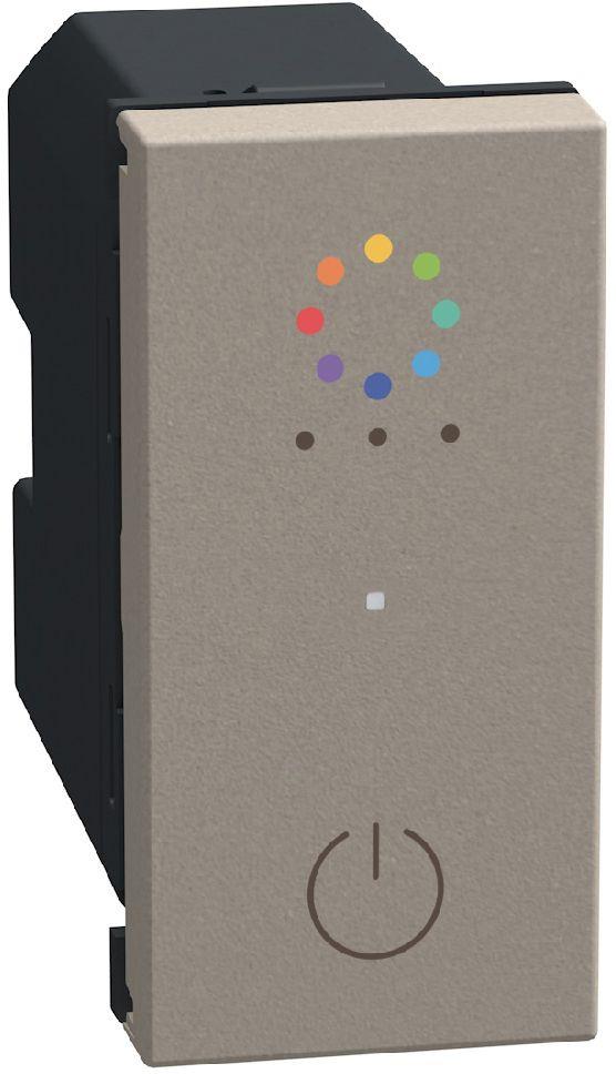 Ключ/димер RGB БЕЗжичен 1 мод. Smart с Netatmo цвят Камък Light Now Bticino