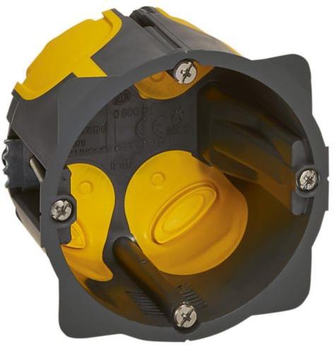 Конзолна кутия за гипсокартон 2 мод. дълбочина 50мм ECOBatibox с гумени мембрани Legrand