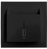 Енергоспестител моноблок цвят ЧЕРЕН мат Adria Commel