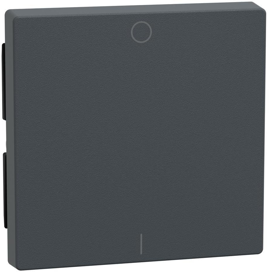 Лицев панел за ключ/бутон с маркировка 1/0 цвят Антрацит System M  Merten SE