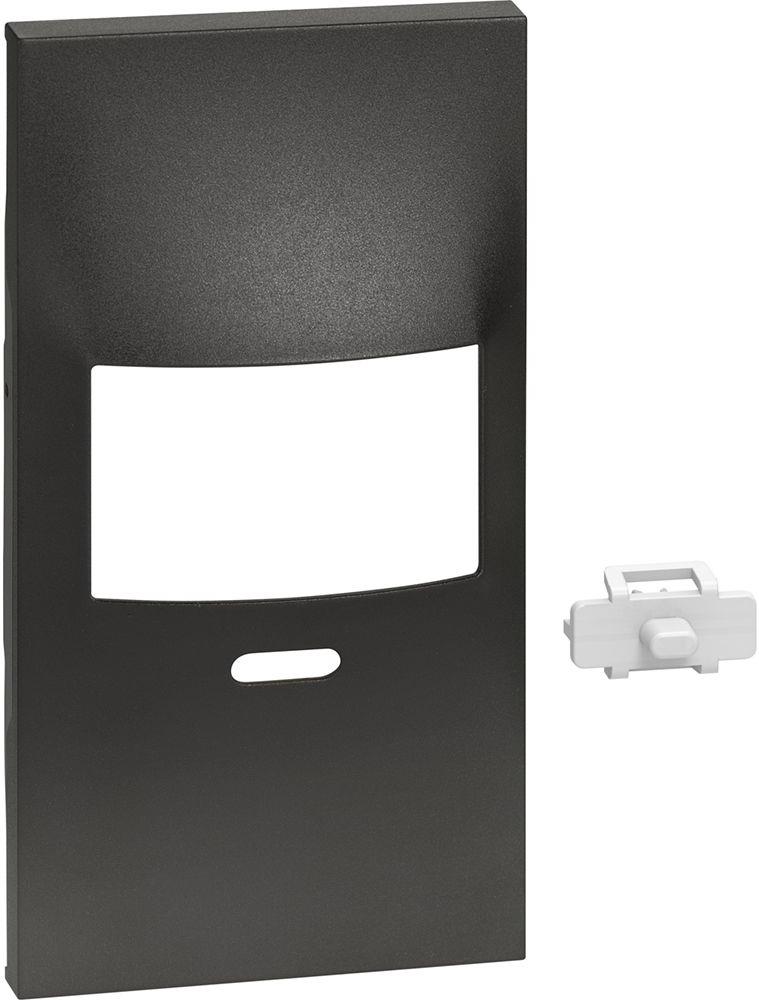 Лицев панел за IR датчик за движение с ключ 2 мод. цвят Черен Living Now Bticino