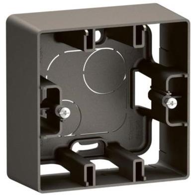 Конзола единична за открит монтаж цвят Сив Niloe New Legrand