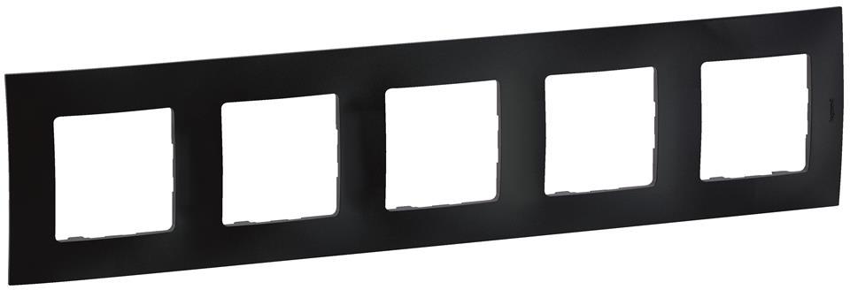 Рамка 5х цвят Черен Niloe New Legrand
