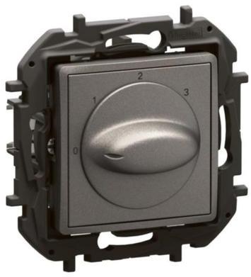 Ключ за управление на вентилация цвят Сив Niloe New Legrand