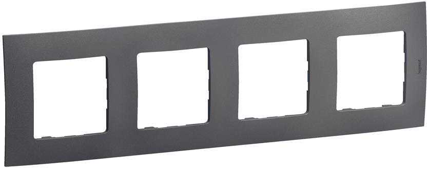 Рамка 4х цвят Сив Niloe New Legrand