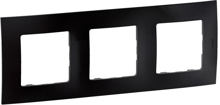 Рамка 3х цвят Черен Niloe New Legrand