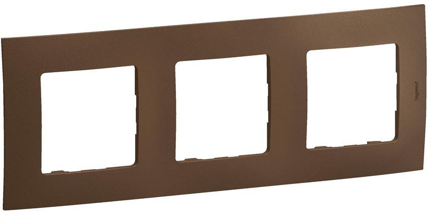 Рамка 3х цвят Бронз Niloe New Legrand