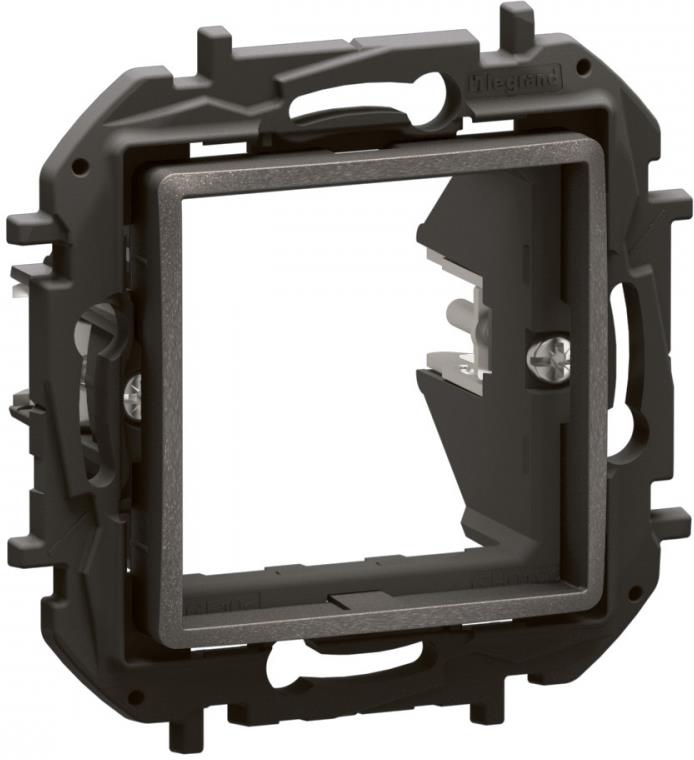 Празен модул и адаптер за Mosaic механизми цвят Сив Niloe New Legrand