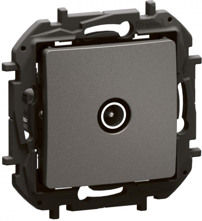 Розетка TV преходна 14dB цвят Сив Niloe New Legrand