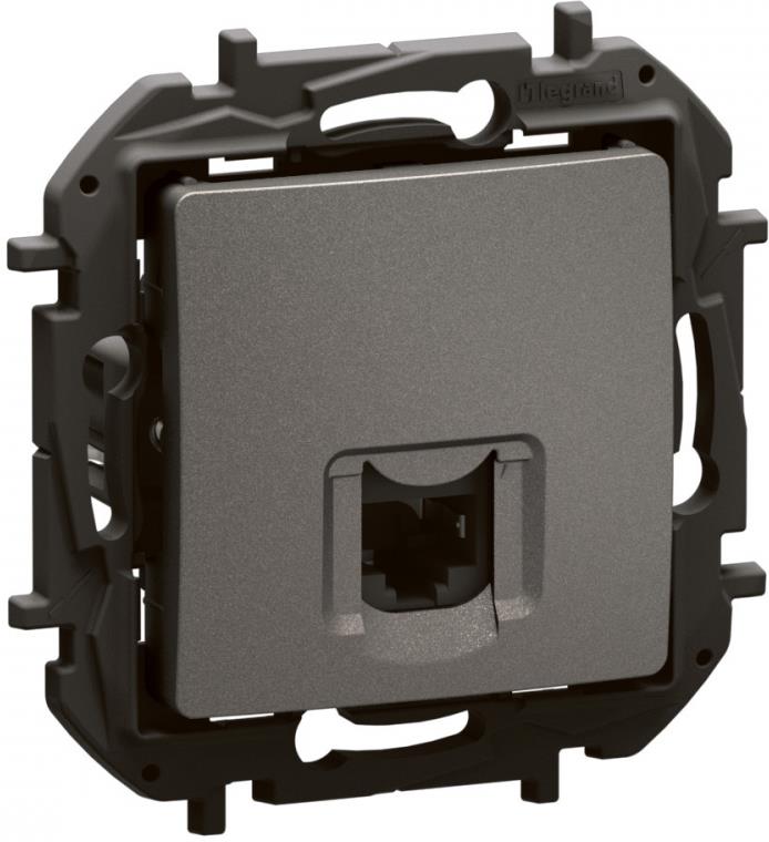 Розетка RJ45 cat.6 FTP цвят Сив Niloe New Legrand