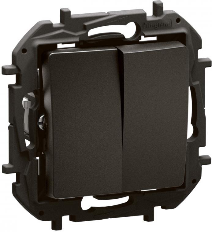 Сериен бутон цвят Черен Niloe New Legrand