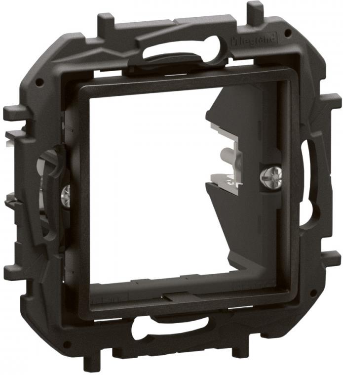 Празен модул и адаптер за Mosaic механизми цвят Черен Niloe New Legrand