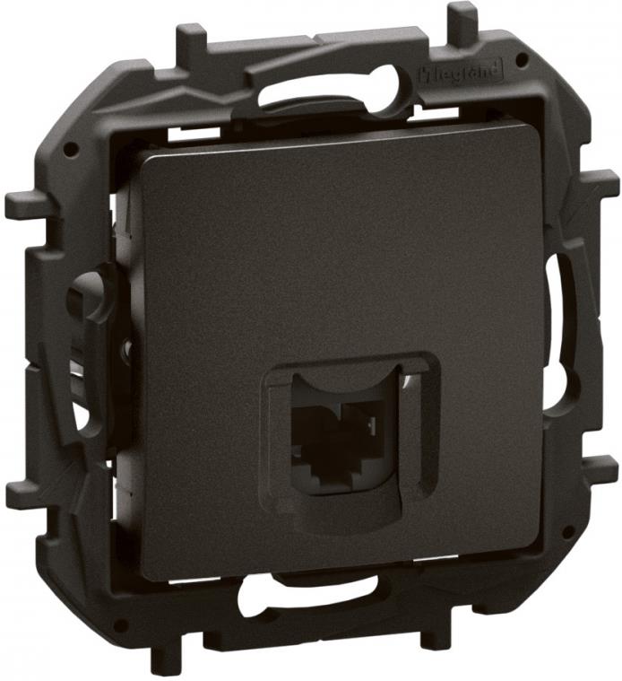 Розетка RJ45 cat.6 UTP цвят Черен Niloe New Legrand