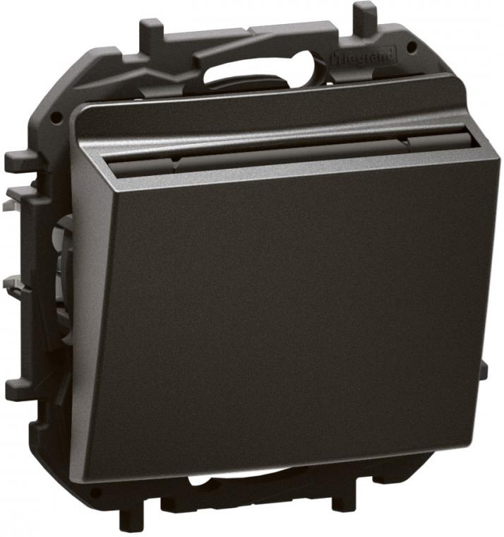 Енергоспестител с времезакъснение 30sec. цвят Черен Niloe New Legrand