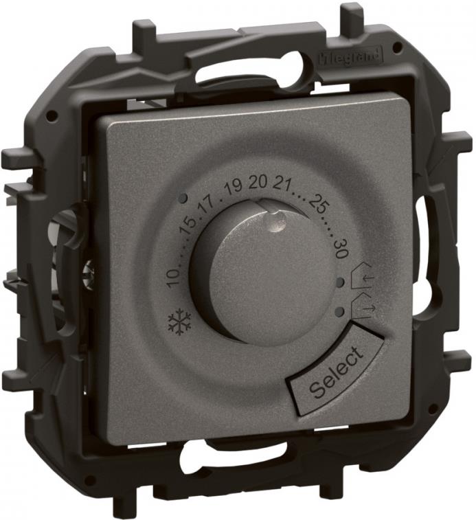 Термостат 10-30°C 230V max 8А цвят Сив Niloe New Legrand