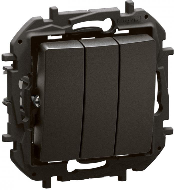 Троен ключ цвят Черен Niloe New Legrand