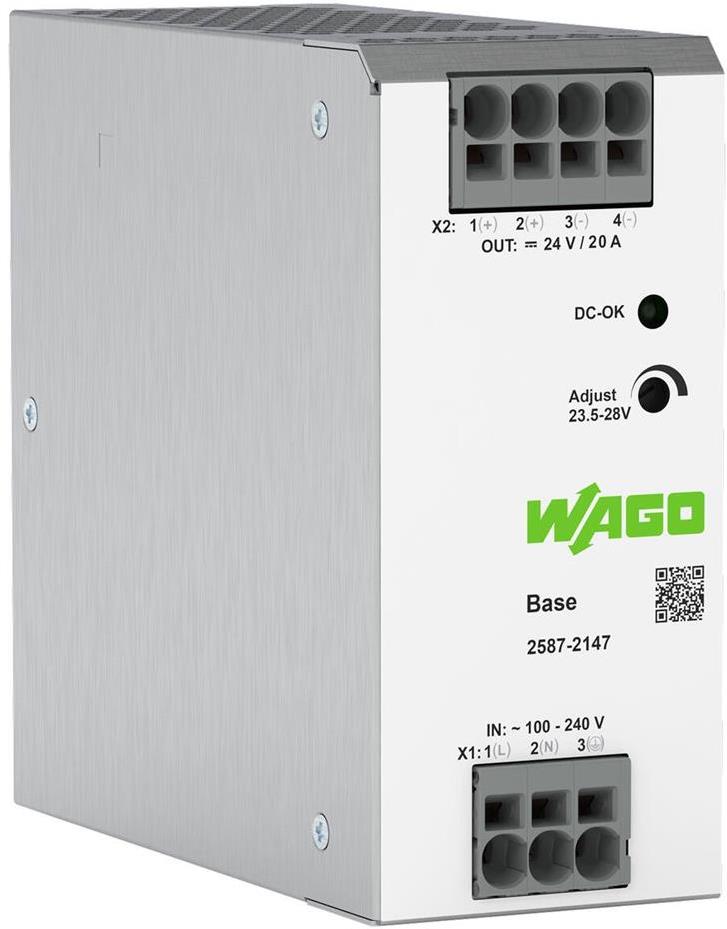 Захранващ блок 1P In:100...240Vac Out:24Vdc 20A Wago