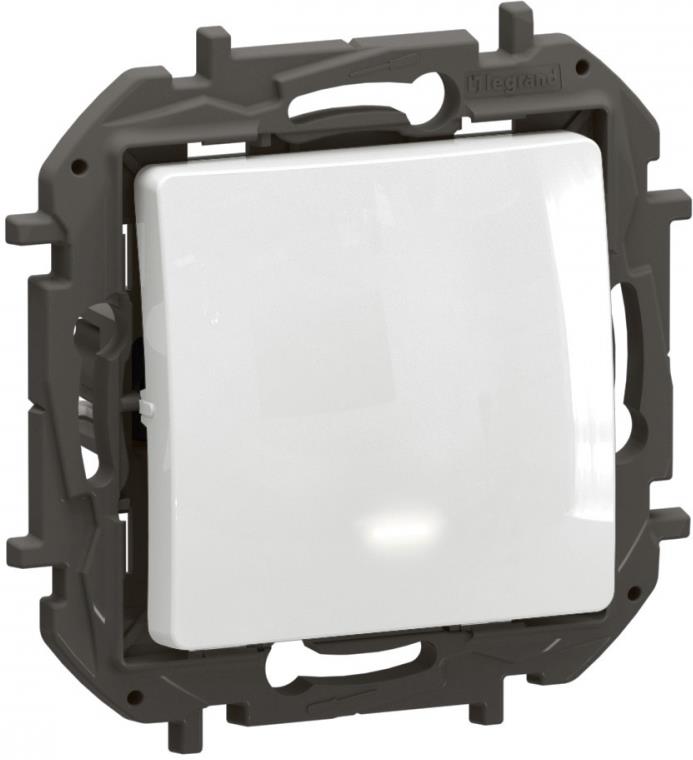 Девиаторен ключ с подсветка цвят Бял Niloe New Legrand