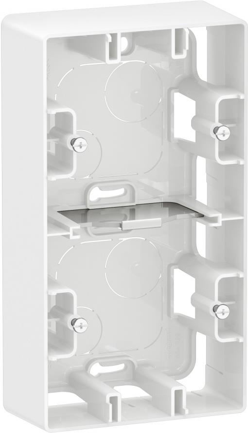 Конзола двойна за открит монтаж цвят Бял Niloe New Legrand