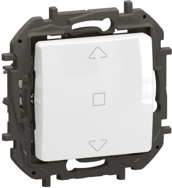 Бутон за щори цвят Бял Niloe New Legrand