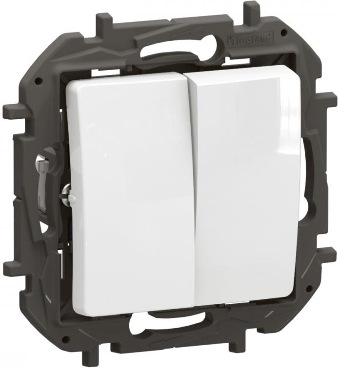 Сериен бутон цвят Бял Niloe New Legrand