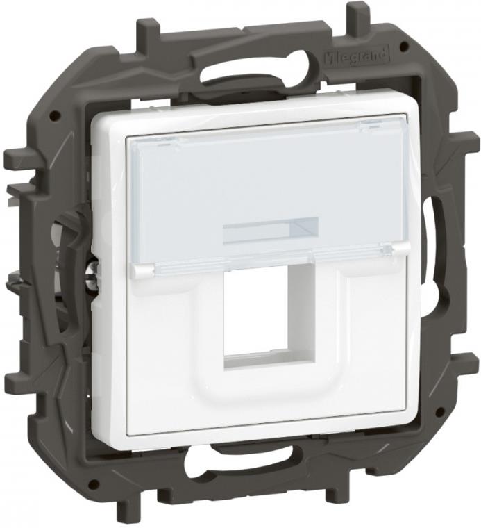 Розетка за RJ45 Keystone цвят Бял Niloe New Legrand