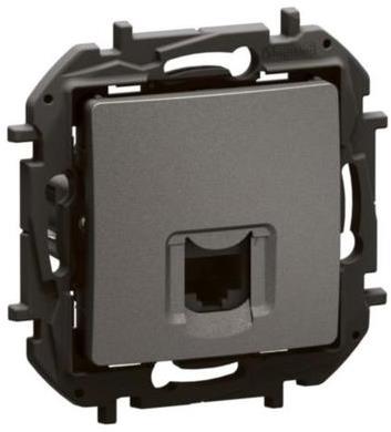 Розетка RJ45 cat.5e UTP цвят Сив Niloe New Legrand