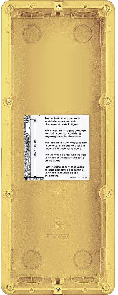 Конзола за вграждане на домофонен панел Sfera за три модула и LINEA 5000 Bticino