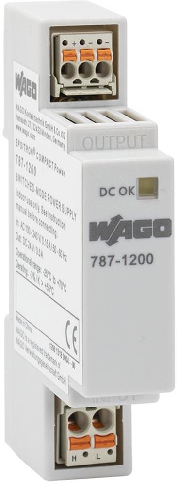 Захранващ блок 1P In:100...240Vac Out:24Vdc 0.5A Wago