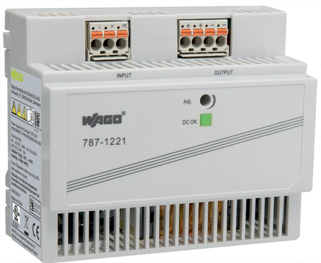 Захранващ блок 1P In:100...240Vac Out:12Vdc 8A Wago