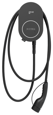 Зарядна станция за стена CORE 22.1 kW, 3P 32A, с кабел 6m и конектор Type 2, IP66 IK08, RFID Ethernet 4G, go-e