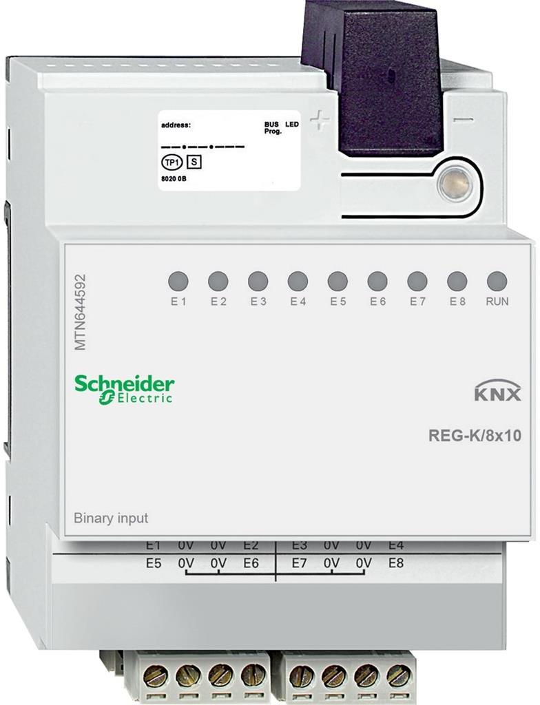 Актуатор входове REG-K 8х 10Vac 4DIN KNX SE