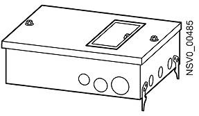 Кутия Tap-off BD2 IP55 за модулна апаратура 9DIN Siemens