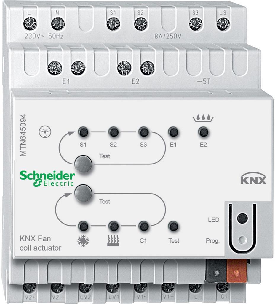 Актуатор вентилаторни конвектори Aktor REG-K 4DIN KNX SE