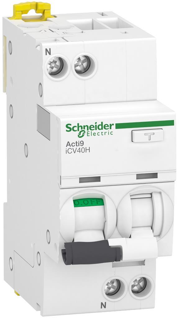 ДТЗ комбинирана Acti 9 iCV40H 1P+N 10A крива C 30mA тип A 10kA 2 мод. SE