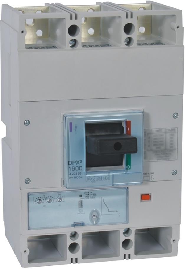 Автомат DPX3 1600 електронна защита S1 3P 1600A 50кA регулируем (In x 0.4...1) Legrand