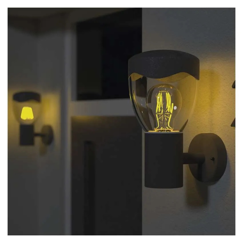 Фасадно осветително тяло 1x E27 164x120x230mm IP44 ARTEO EMOS