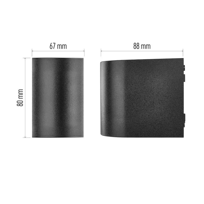 Фасадно осветително тяло 1x GU10 88x67x80mm IP44 OCULUS EMOS