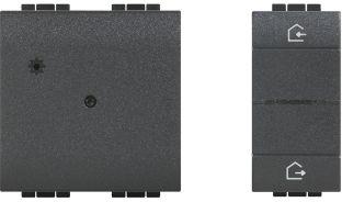 Стартов пакет Smart (Gateway 2 мод. + Master ключ БЕЗжичен 1 мод.) цвят Антрацит LL Bticino с Netatmo