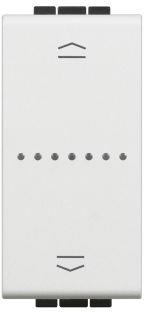 Ключ за щори Smart 1 мод. ЖИЧЕН изисква неутрала цвят Бял LL Bticino с Netatmo