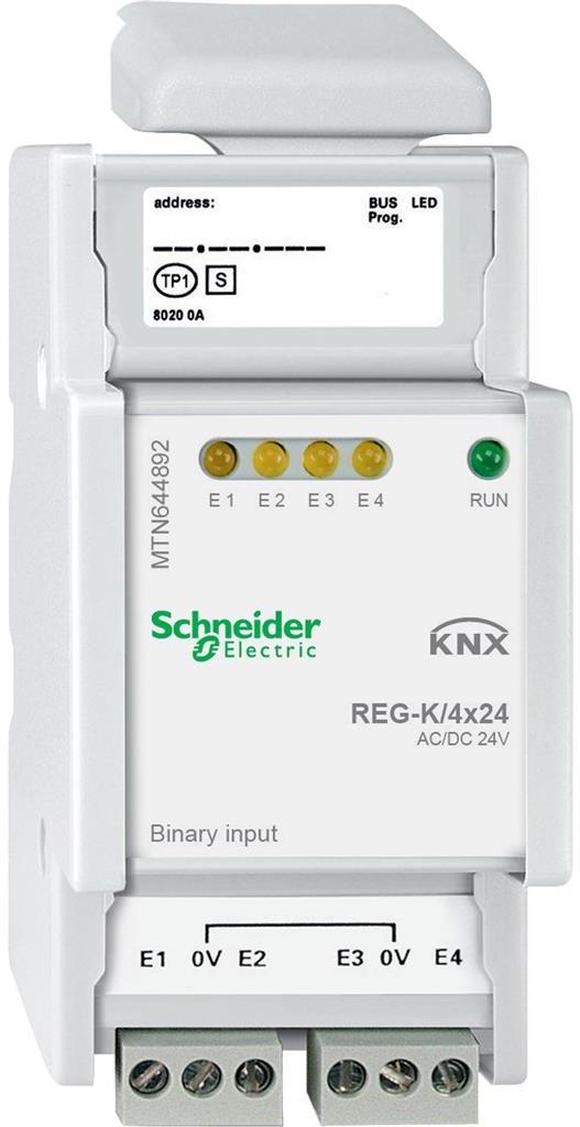 Актуатор входове REG-K 4х 24Vac/dc 2DIN KNX SE